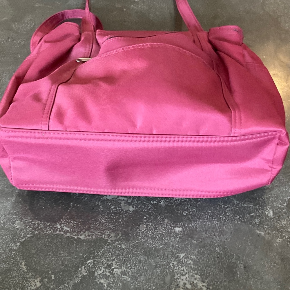 Women's Burgundy Shoulder Tote Bag - Picture 7 of 9